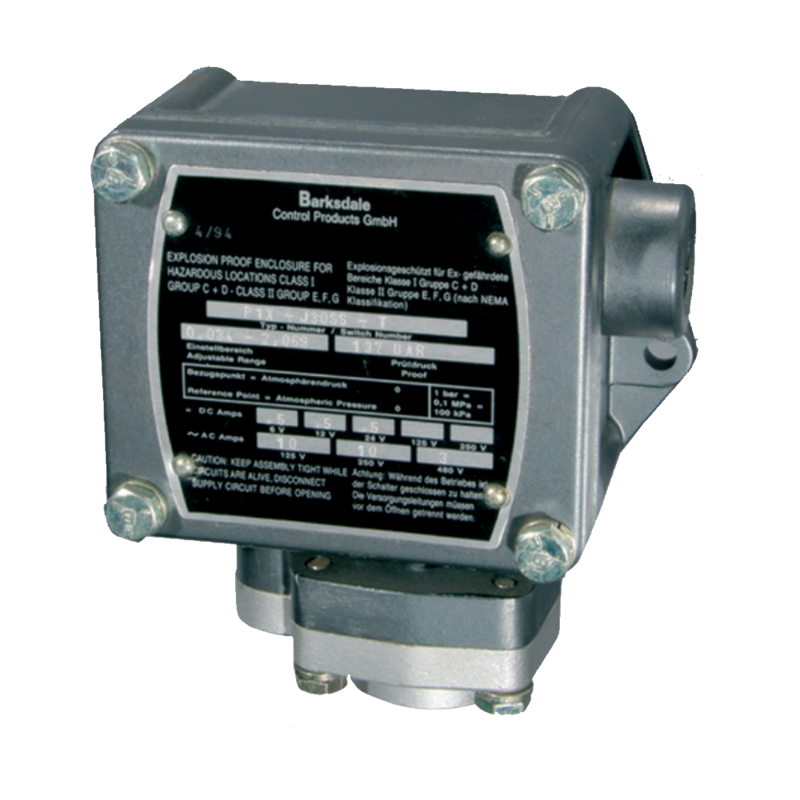 Barksdale P1X Serisi Basınç Şalteri